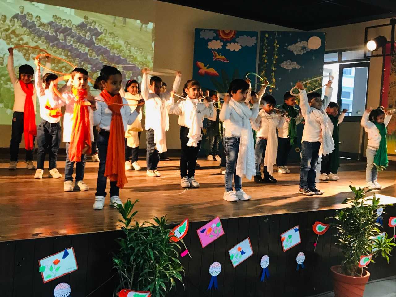 PRE-PRIMARY WING SOAKED IN PATRITOIC FERVOUR: REPUBLIC DAY CELEBRATED WITH ENTHUSIASM